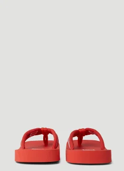 Logo Patch Flip Flops