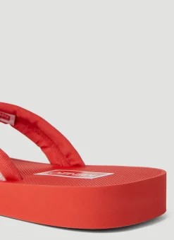 Logo Patch Flip Flops