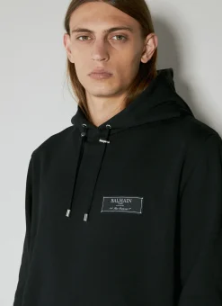 Logo Patch Hooded Sweatshirt