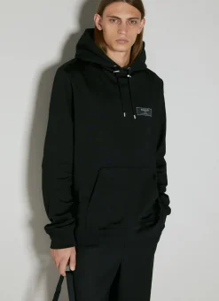 Logo Patch Hooded Sweatshirt