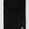 Logo Patch Knit Scarf