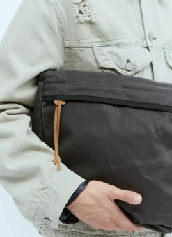 Logo Patch Messenger Bag