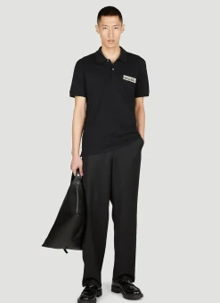 Logo Patch Polo Shirt