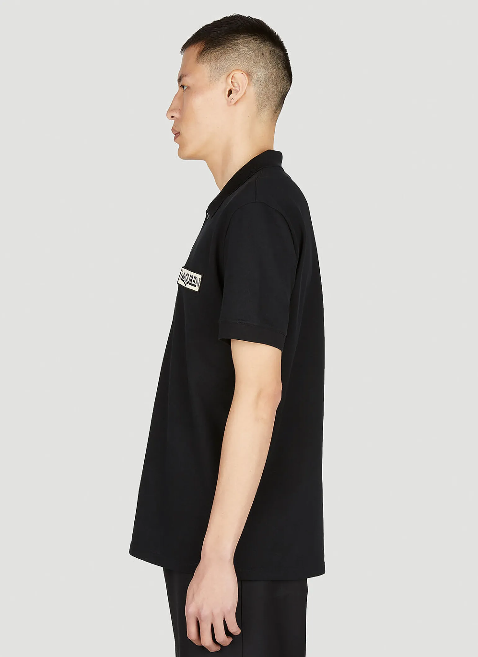 Logo Patch Polo Shirt