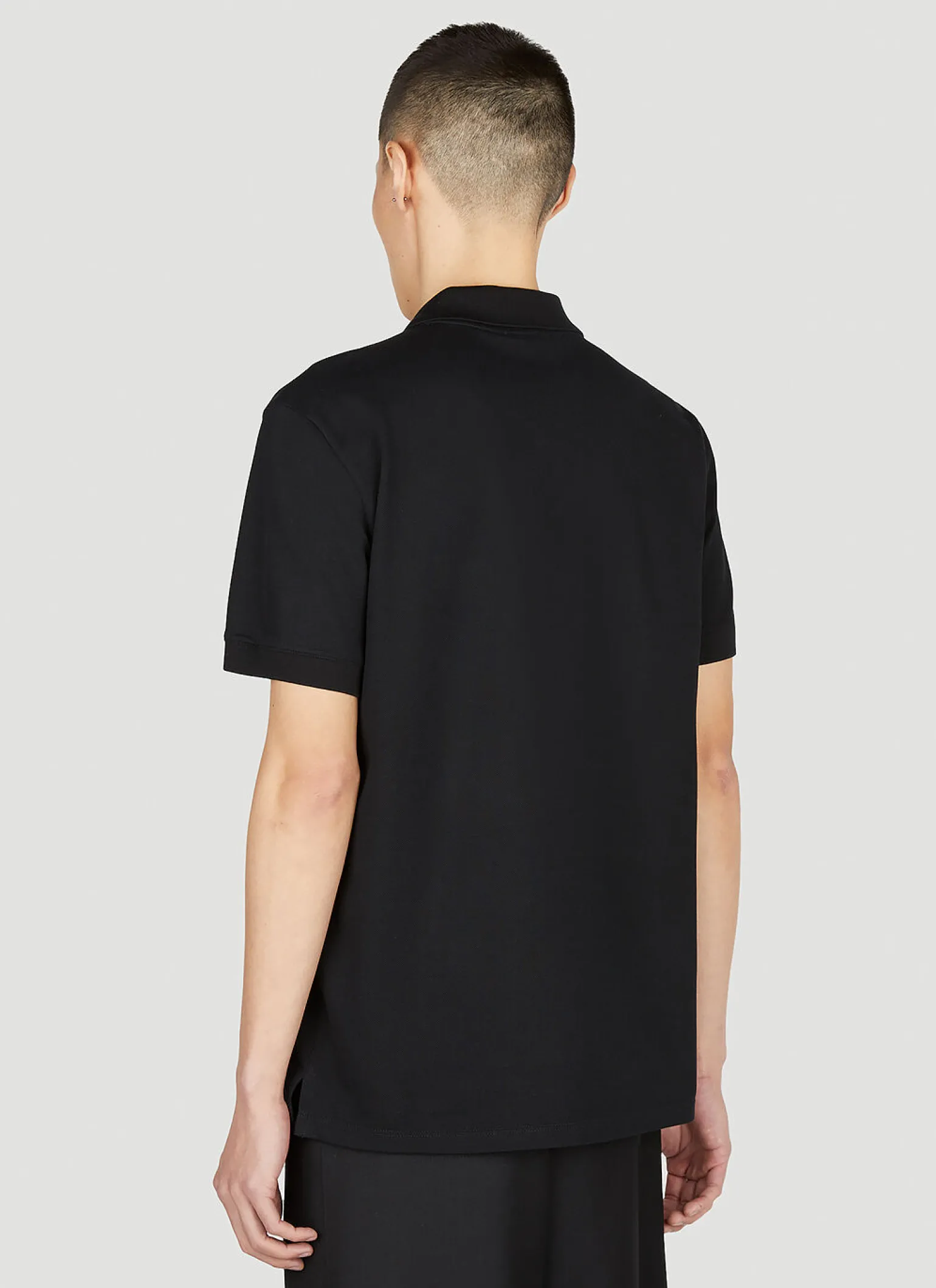 Logo Patch Polo Shirt