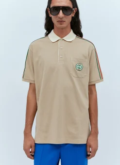 Logo Patch Polo Shirt
