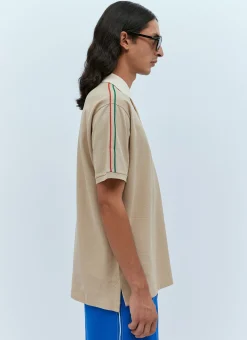 Logo Patch Polo Shirt