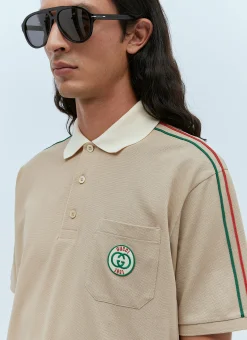 Logo Patch Polo Shirt