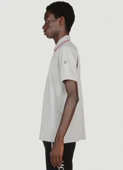 Logo Patch Polo Shirt