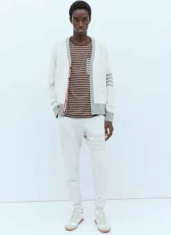 Logo Patch Stripe T-Shirt