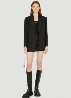 Logo Patch Suit Blazer