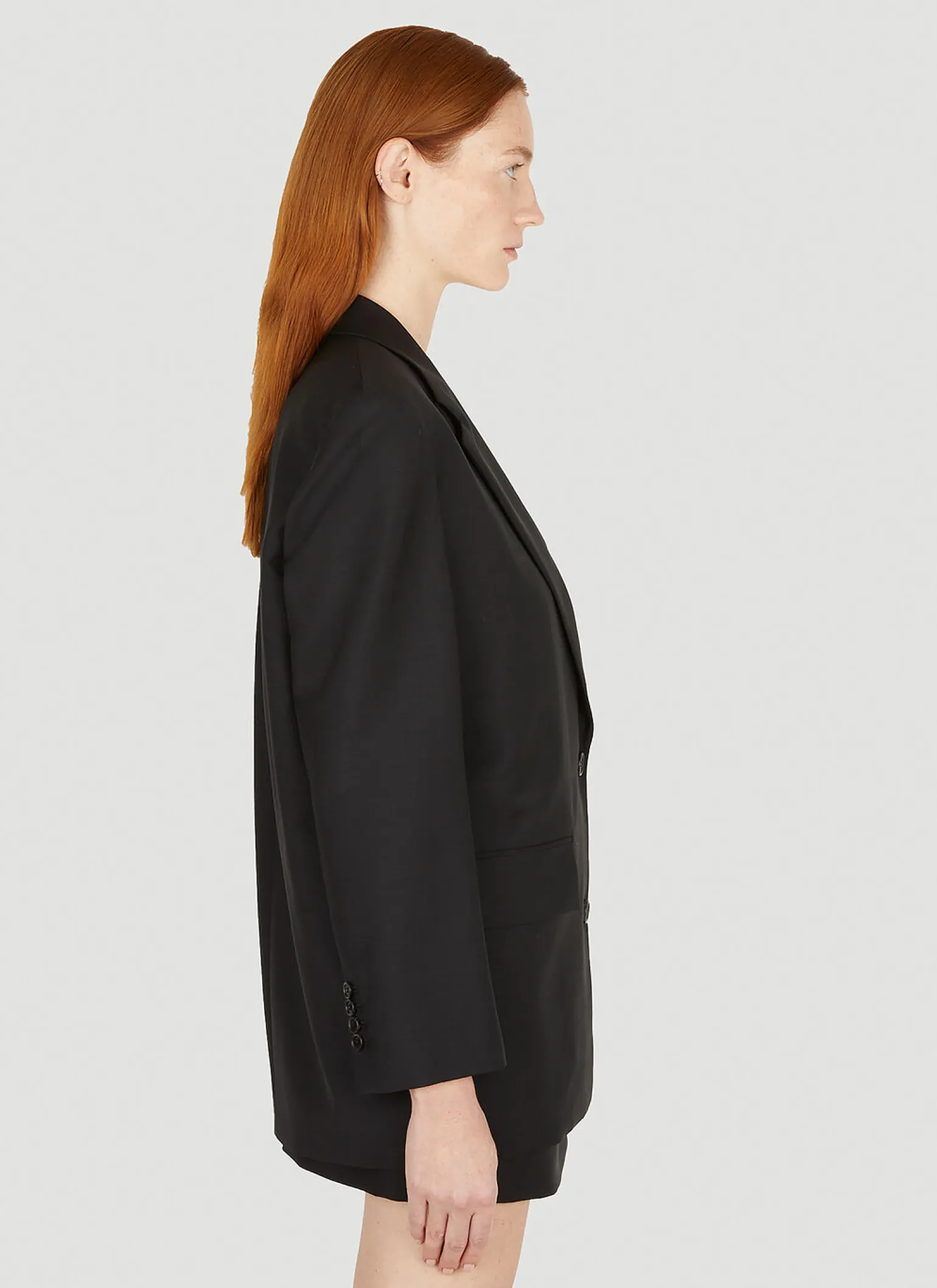 Logo Patch Suit Blazer