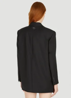 Logo Patch Suit Blazer