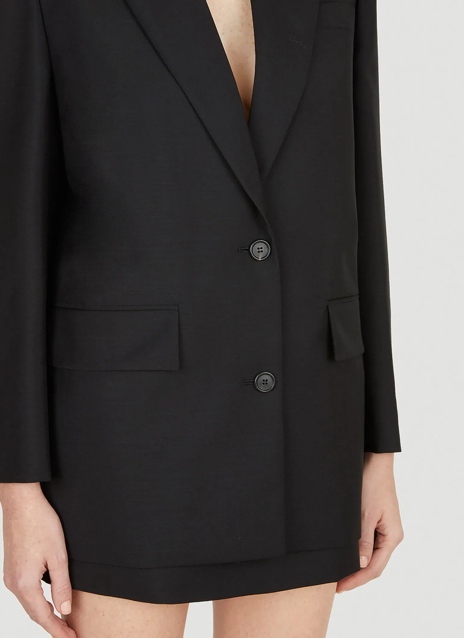 Logo Patch Suit Blazer