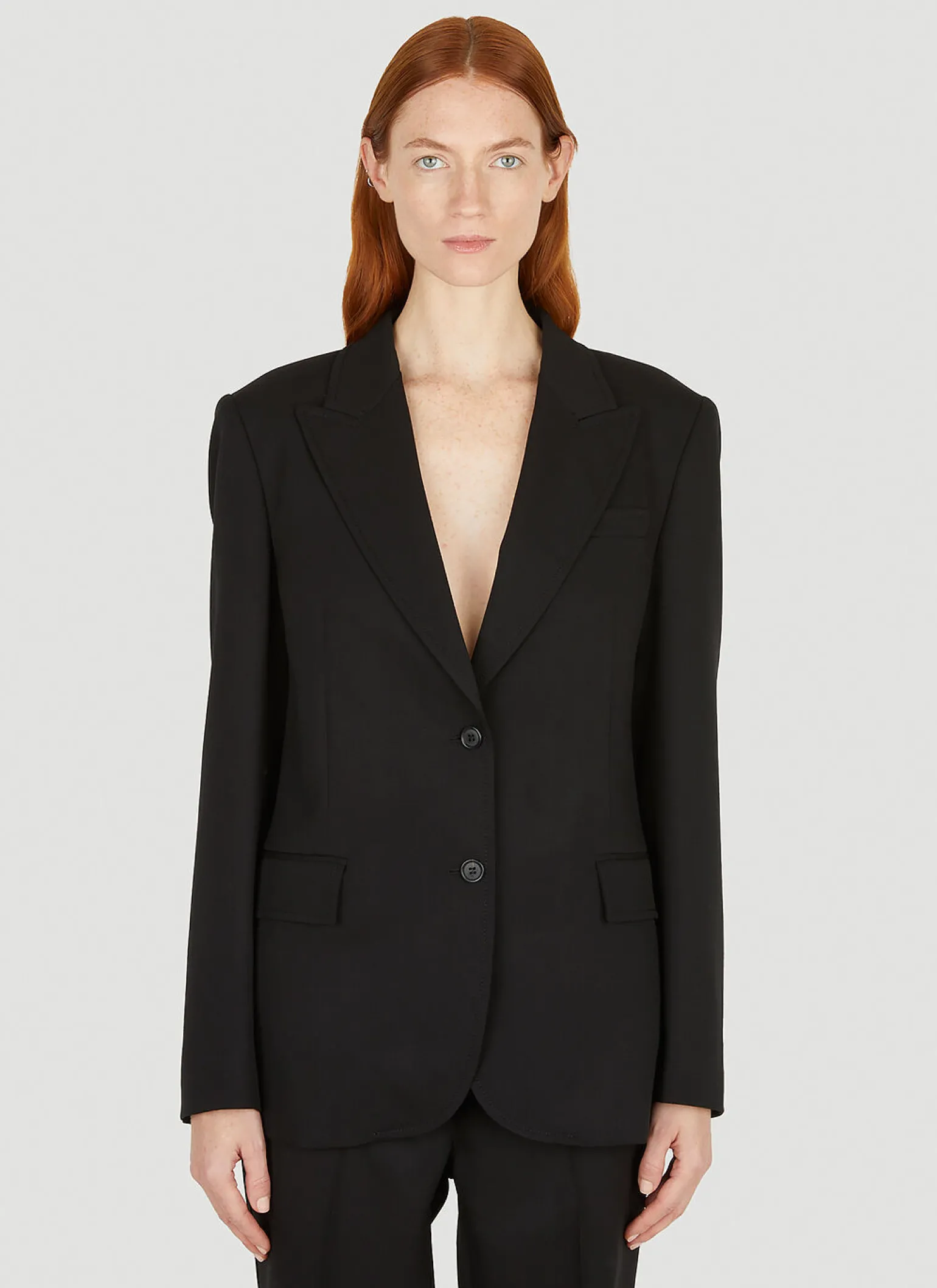Logo Patch Suit Blazer