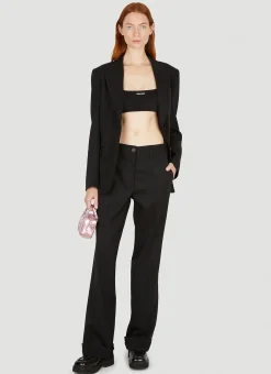 Logo Patch Suit Blazer