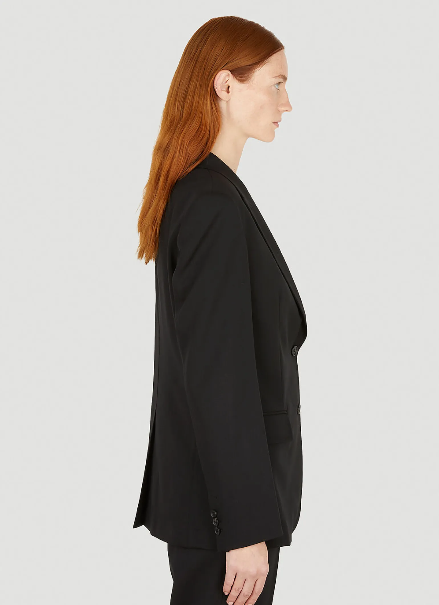 Logo Patch Suit Blazer