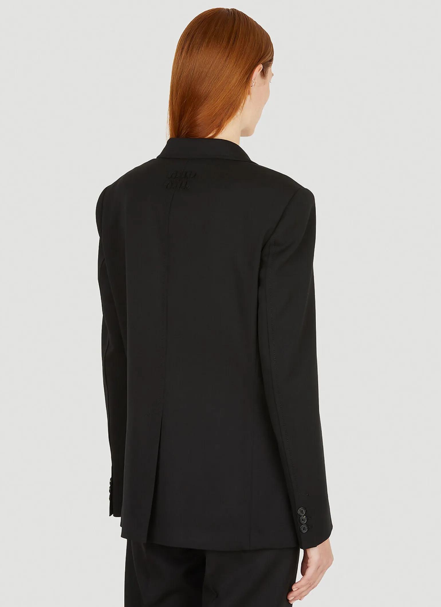 Logo Patch Suit Blazer