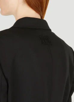 Logo Patch Suit Blazer