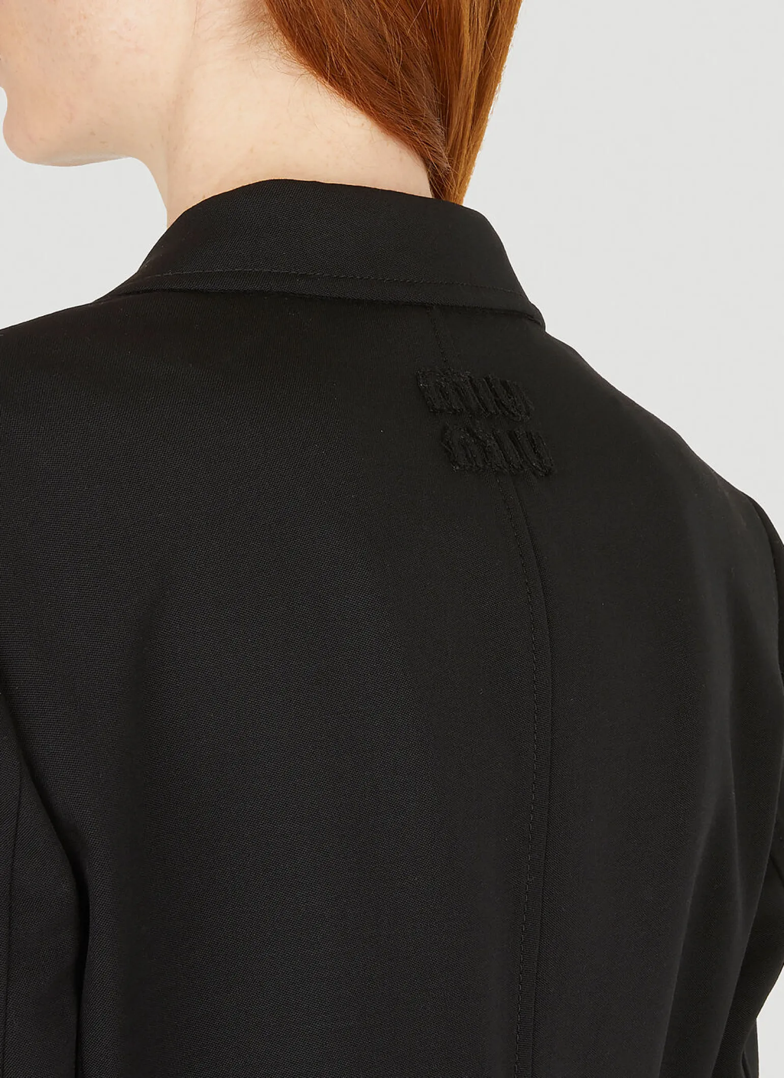 Logo Patch Suit Blazer