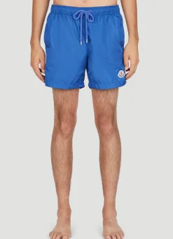 Logo Patch Swim Shorts
