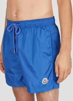 Logo Patch Swim Shorts