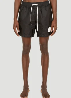 Logo Patch Swim Shorts
