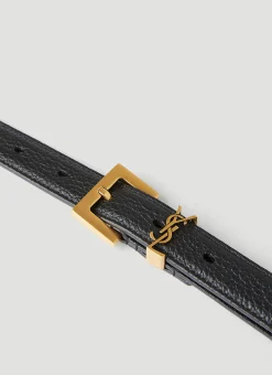 Logo Plaque Belt
