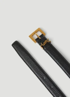 Logo Plaque Belt