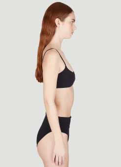 Logo Plaque Bikini Top