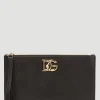 Logo Plaque Clutch Bag