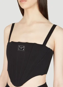 Logo Plaque Corset