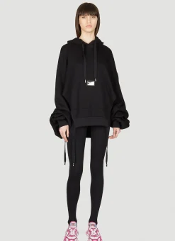 Logo Plaque Hooded Sweatshirt