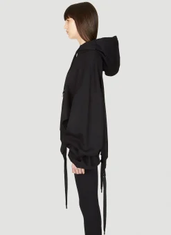 Logo Plaque Hooded Sweatshirt