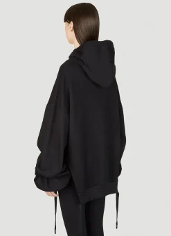 Logo Plaque Hooded Sweatshirt