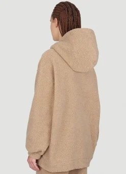 Logo Plaque Hooded Sweatshirt