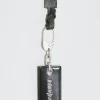 Logo Plaque Leather Keyring