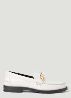 Logo Plaque Loafers