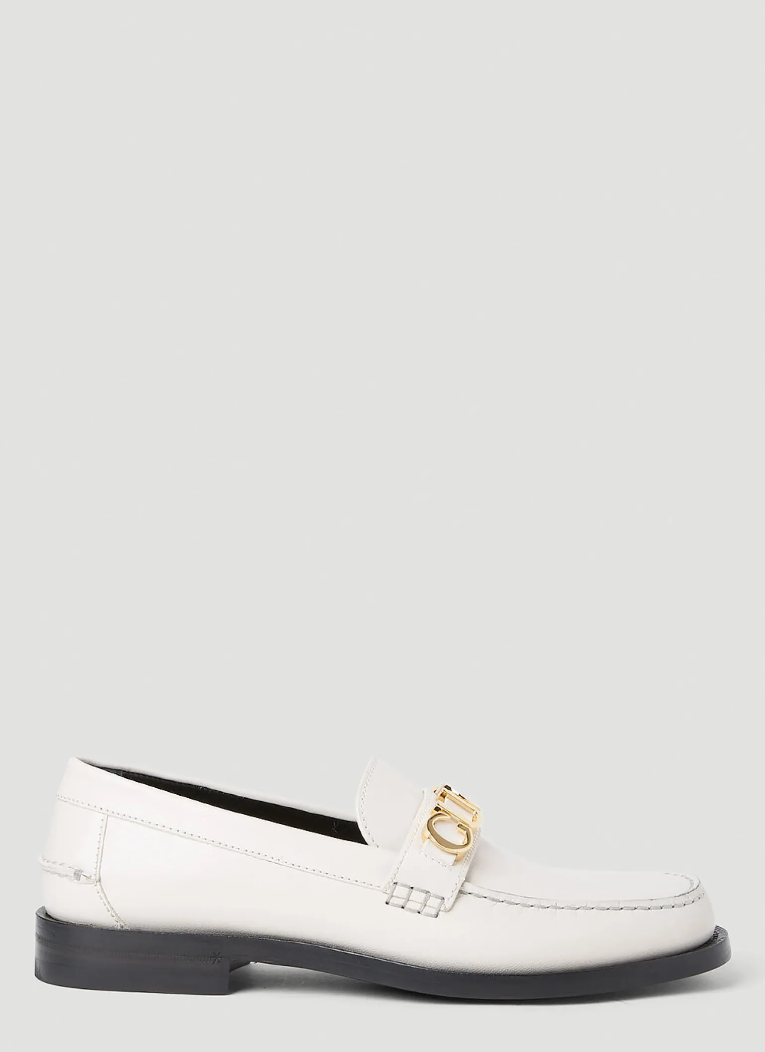 Logo Plaque Loafers