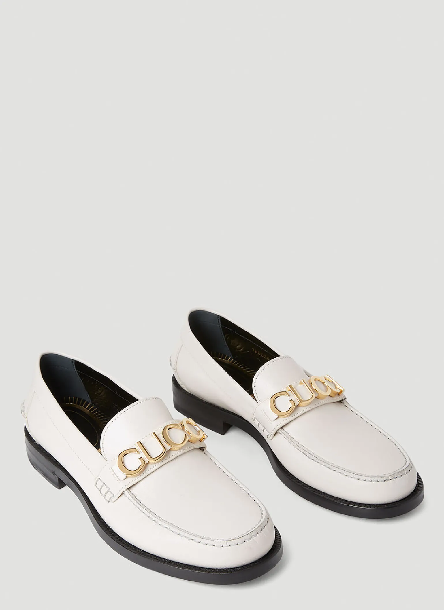Logo Plaque Loafers