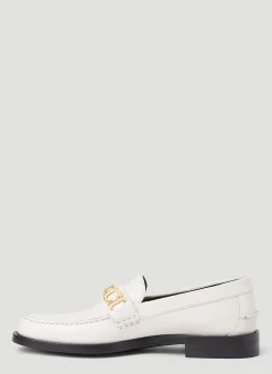 Logo Plaque Loafers