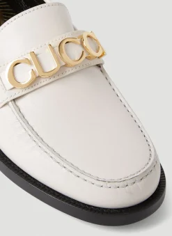 Logo Plaque Loafers