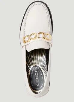 Logo Plaque Loafers