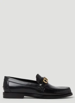 Logo Plaque Loafers