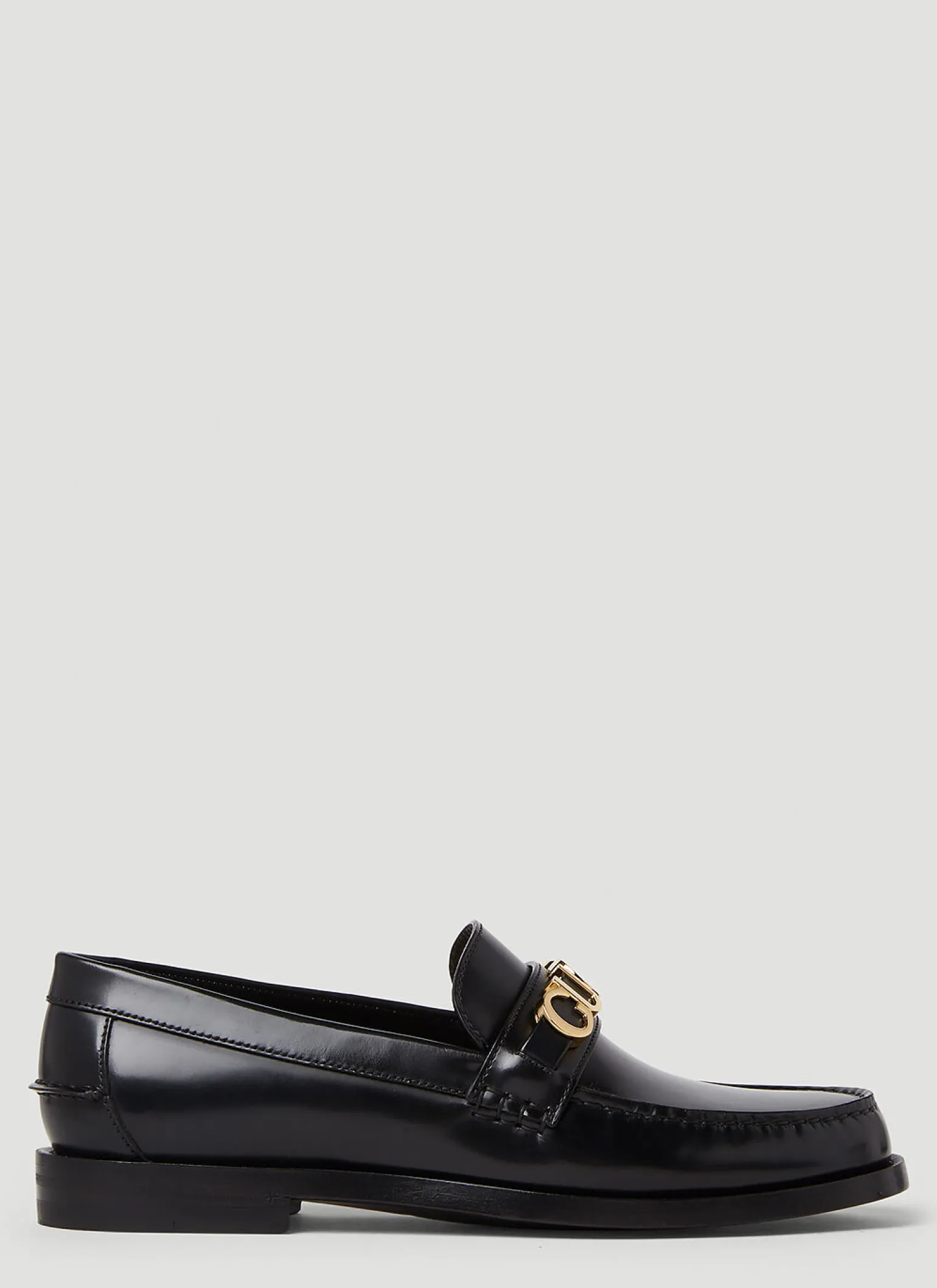 Logo Plaque Loafers