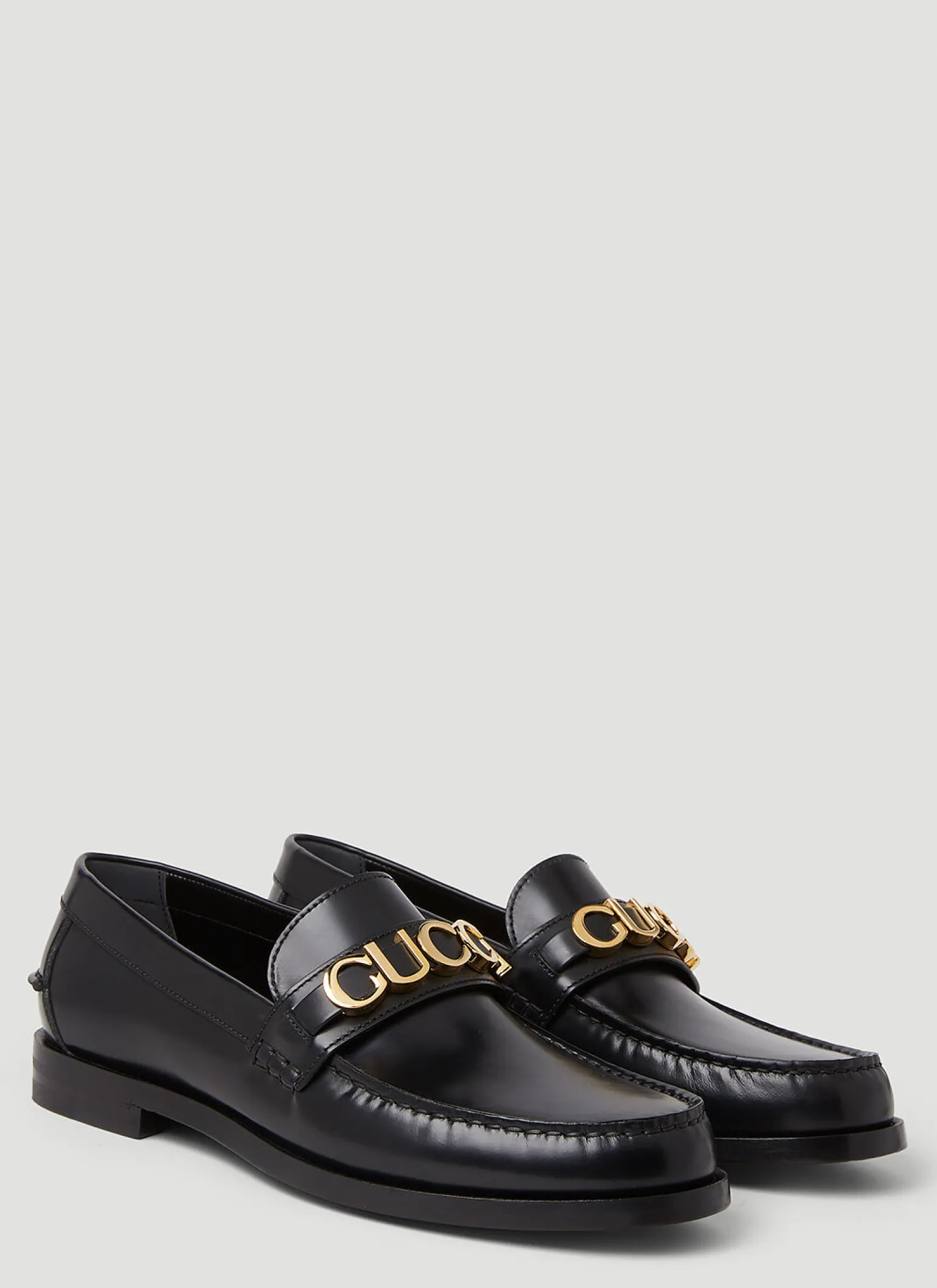 Logo Plaque Loafers