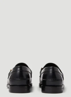 Logo Plaque Loafers