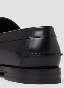 Logo Plaque Loafers