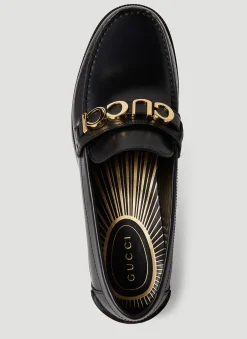 Logo Plaque Loafers