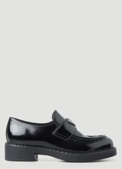 Logo Plaque Loafers